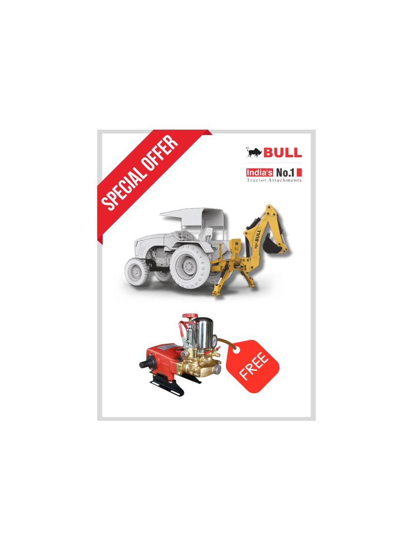Tractor Operated Agri Bull Backhoe Loader